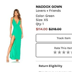 Lovers + Friends Maddox Gown